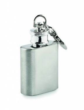 Logo trade business gifts image of: Hipflask key ring Joensuu