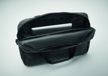 Logo trade promotional item photo of: 15 inch RPET felt laptop bag