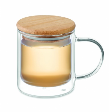 Logo trade promotional item photo of: Double wall borosilicate mug