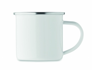 Logo trade business gifts image of: Enamel sublimation mug 200ml
