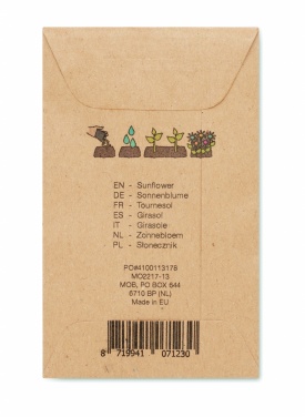 Logo trade promotional giveaways picture of: Sunflower seeds in envelope