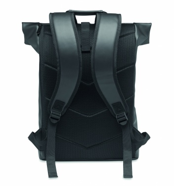 Logo trade advertising products picture of: Laptop PU Rolltop backpack