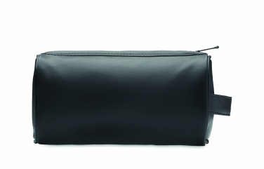 Logo trade promotional giveaways image of: Soft PU cosmetic bag and zipper