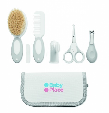 Logo trade advertising product photo of: 6 piece baby grooming set