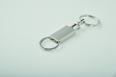 Logotrade promotional merchandise picture of: Pull apart split key ring Kajaani