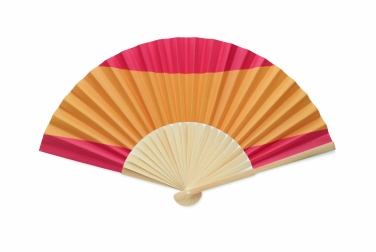 Logo trade promotional giveaways picture of: Manual fan flag design
