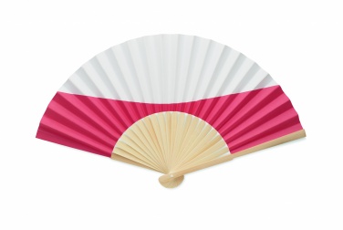 Logo trade promotional gifts image of: Manual fan flag design