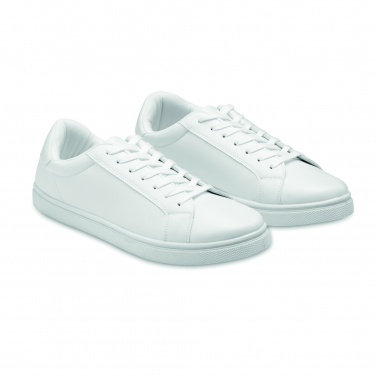 Logo trade promotional giveaways image of: Sneakers in PU size 46