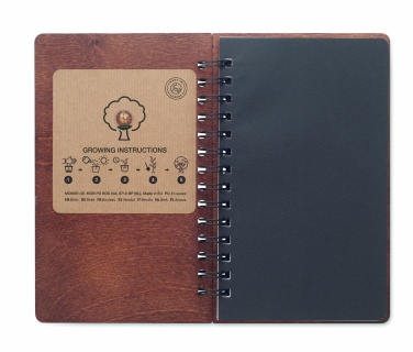 Logo trade promotional merchandise photo of: A5 Birch tree GROWBOOK™
