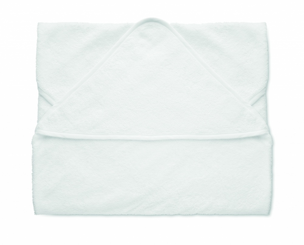 Logo trade promotional giveaways picture of: Cotton hooded baby towel