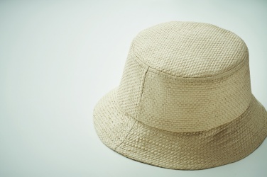 Logo trade promotional items picture of: 9aper straw bucket hat