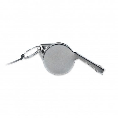 Logo trade promotional merchandise image of: Metal whistle