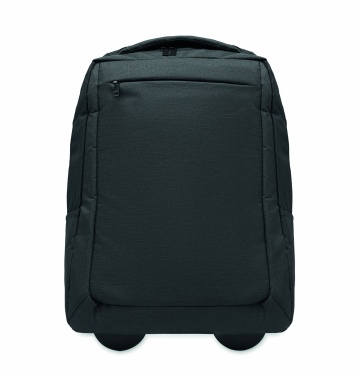 Logotrade promotional item image of: A portable backpack trolley with wheels, made of 600D RPET polyester