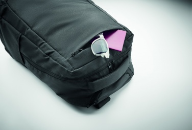 Logotrade promotional items photo of: A portable backpack trolley with wheels, made of 600D RPET polyester