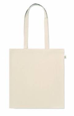 Logo trade corporate gifts image of: Recycled cotton shopping bag