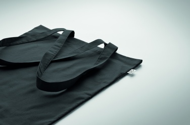 Logo trade promotional giveaways image of: Recycled cotton shopping bag