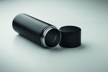 Logo trade advertising products image of: Double wall bottle 420 ml.