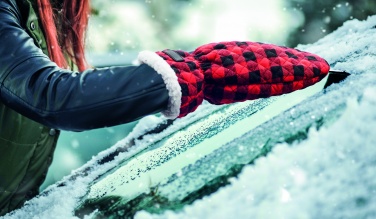 Logo trade promotional gifts picture of: Quilted ice scraper glove