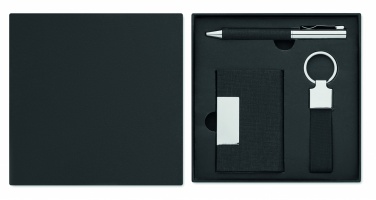 Logo trade advertising products picture of: 3-piece gift set in a gift box with customizable printing