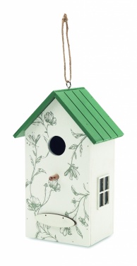 Logo trade business gifts image of: Bird house in plywood