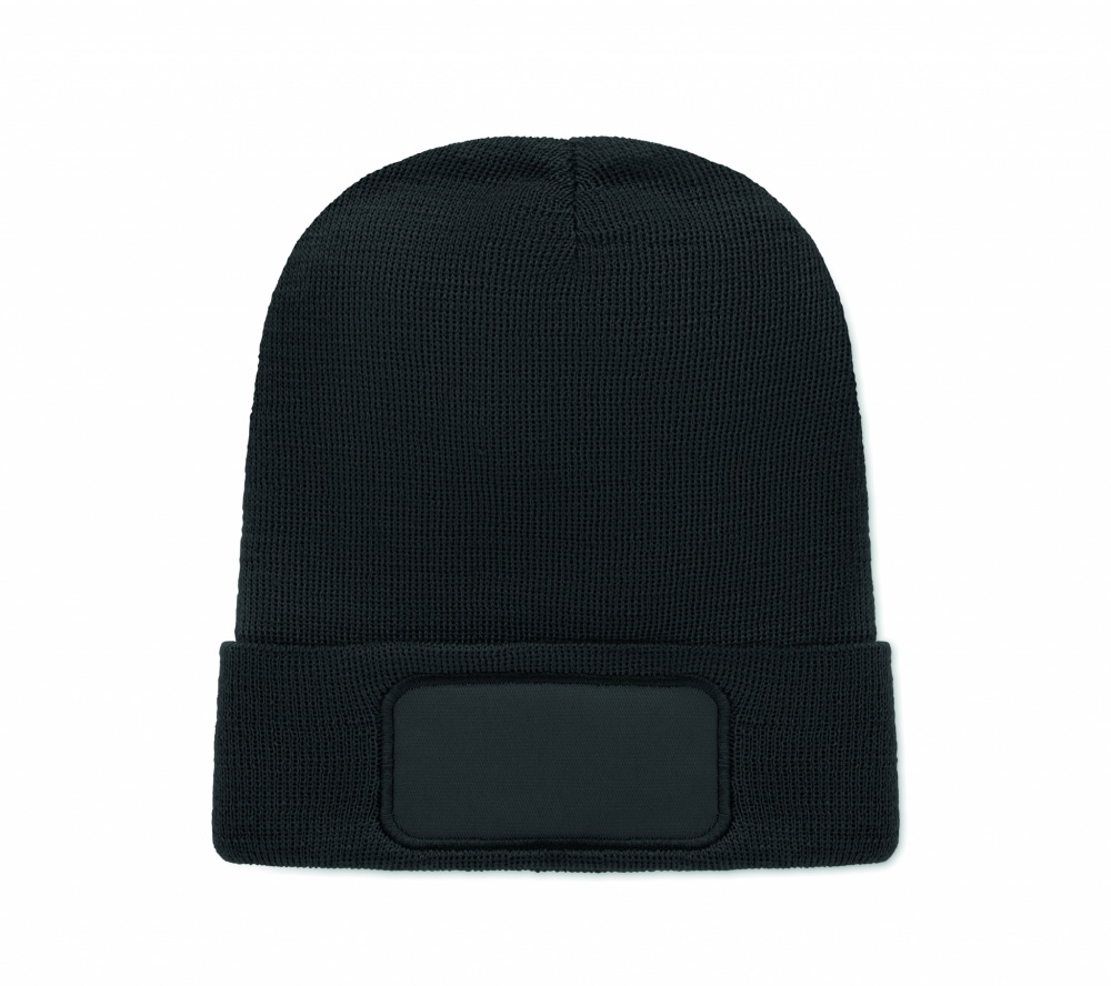 Logo trade business gift photo of: Unisex beanie RPET polyester