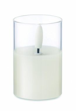 Logotrade advertising product image of: LED wax candle in glass holder