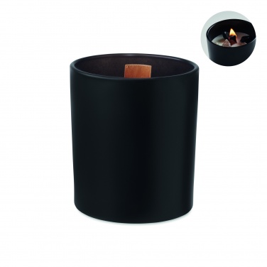 Logo trade business gifts image of: Plant based wax candle 200 gr