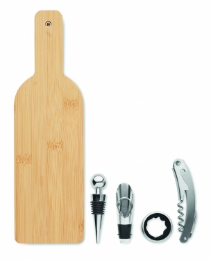Logotrade promotional giveaway picture of: Bottle shaped wine set