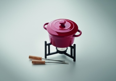 Logo trade corporate gift photo of: Ceramic fondue set 300 ml