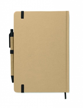 Logo trade business gift photo of: A5 notebook in recycled carton