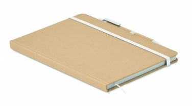 Logo trade corporate gift photo of: A5 notebook in recycled carton