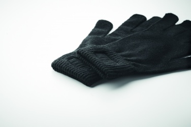 Logotrade promotional items photo of: Knitted gloves in RPET