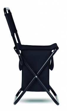 Logo trade corporate gifts image of: Foldable 600D chair/cooler