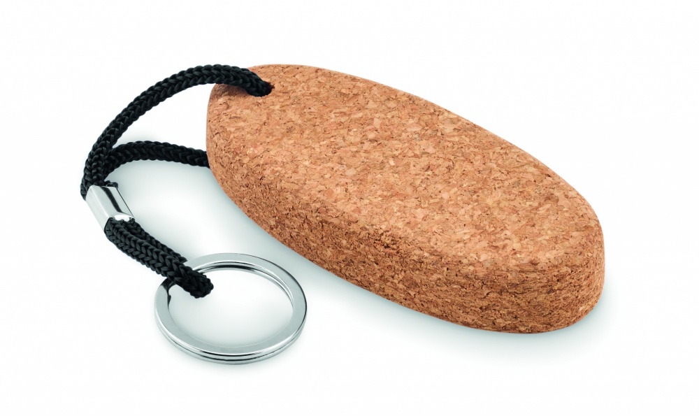Logo trade promotional products image of: Floating cork key ring Lohja