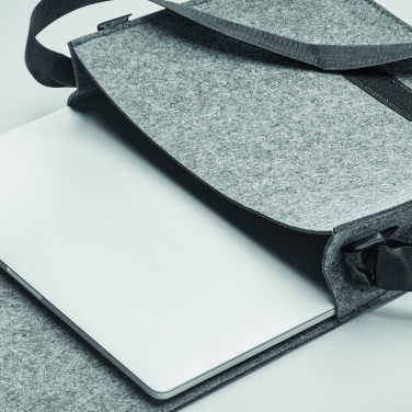 Logo trade promotional products picture of: RPET felt laptop bag