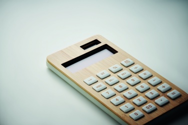 Logotrade advertising product picture of: 12 digit bamboo calculator