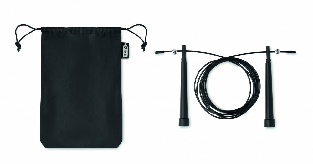 Logotrade promotional giveaway picture of: Speed jumping rope RPET pouch