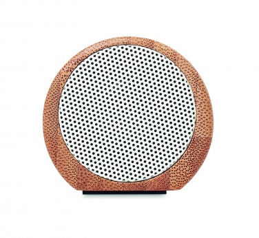 Logotrade promotional merchandise picture of: Wireless bamboo speaker 2x5W