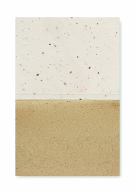 Logo trade promotional merchandise photo of: Grass/seed paper memo pad
