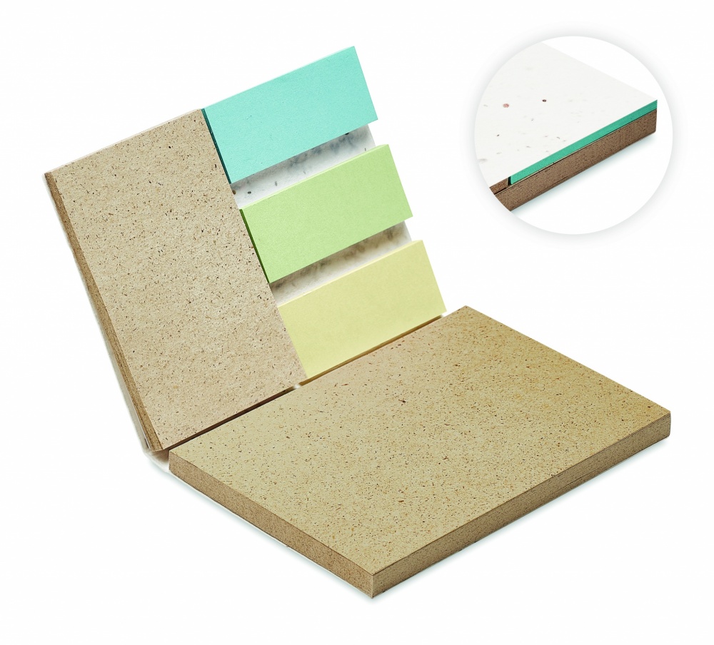 Logotrade promotional merchandise image of: Grass/seed paper memo pad