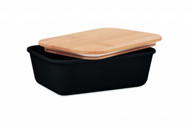 Logo trade business gifts image of: Lunch box with bamboo lid
