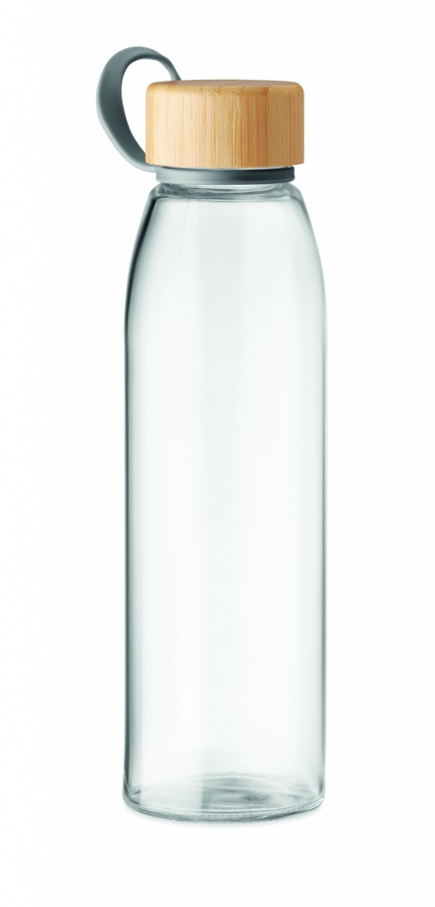 Logo trade corporate gifts image of: Glass bottle 500 ml