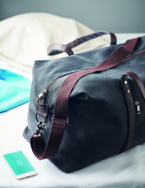 Logotrade promotional item image of: Weekend bag in canvas 450gr/m²