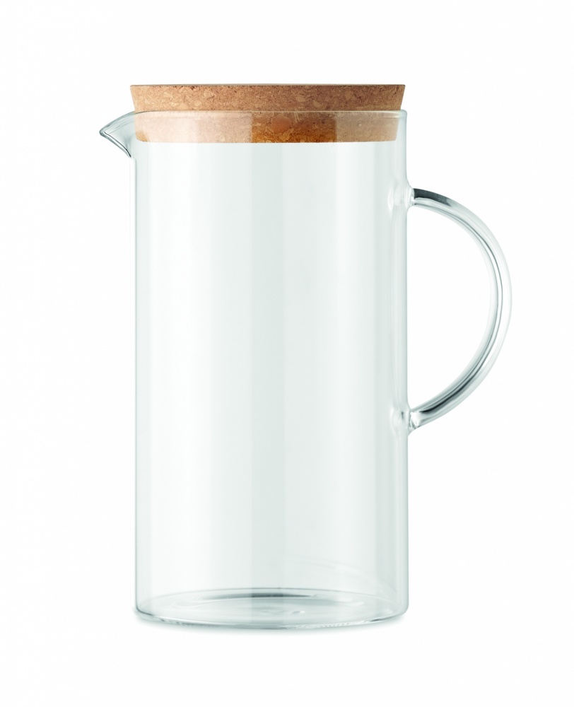 Logo trade promotional item photo of: Borosilicate glass decanter 1L