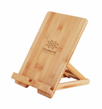 Logotrade promotional products photo of: Bamboo tablet stand TUANUI