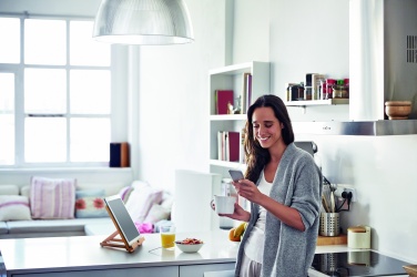 Logotrade promotional product picture of: Bamboo tablet stand TUANUI