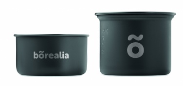 Logo trade promotional items picture of: 2 camping pots with cutlery