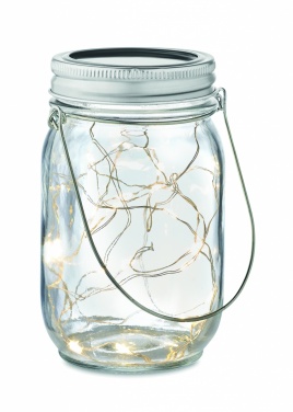 Logotrade promotional items photo of: Solar mason jar outdoor lamp