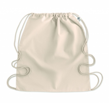 Logotrade corporate gift picture of: Organic cotton drawstring bag