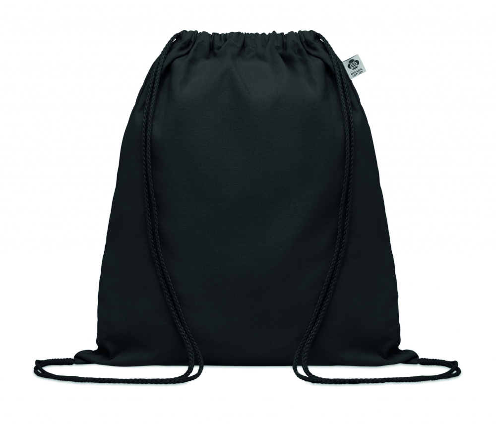 Logo trade promotional product photo of: Organic cotton drawstring bag